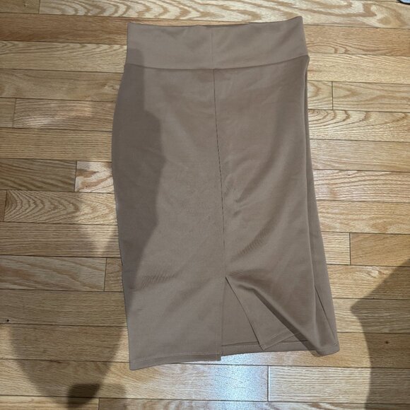 Revamped Brown skirt L - Picture 3 of 4